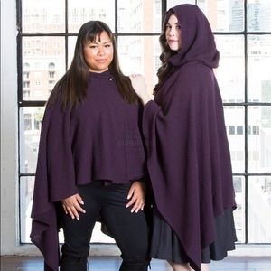 Eggplant Scavenger Cape
